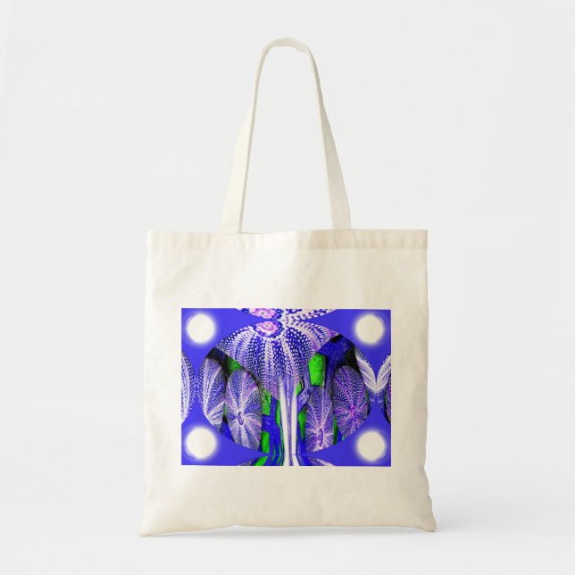 Sea urchins in moonlight tote bag (Front)