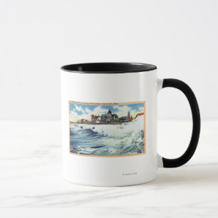 Sea View Avenue Waterfront View of the Surf Mug