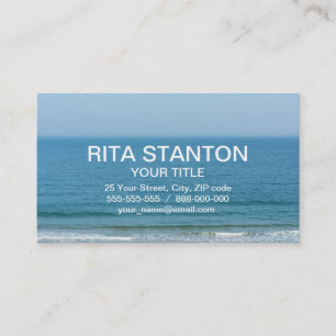 Sea view business card