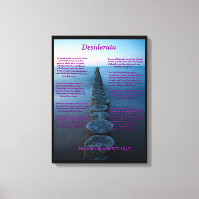 Sea View Canvas Print (Front)