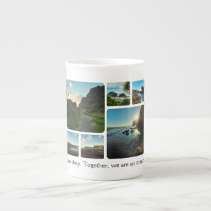 Sea View Square Instagram Image Gallery Bone China Mug