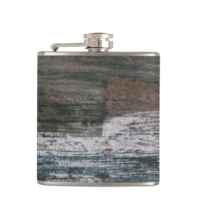 Sea Wall II Hip Flask (Front)