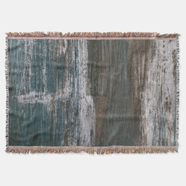 Sea Wall II Throw Blanket (Front)