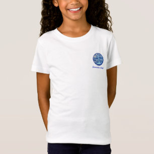 Sea Water Anchor Blue Personalised T-Shirt