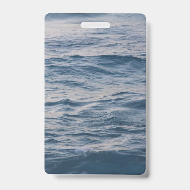 Sea Water Close-up ID Badge (Front)