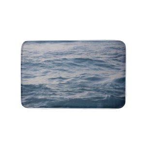 Sea water closeup bath mat