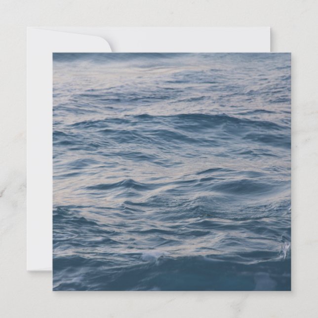 Sea water closeup  card (Front)