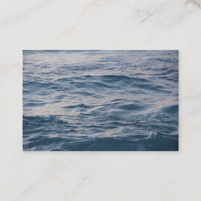 Sea water closeup  discount card (Front)