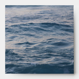 Sea water closeup envelope