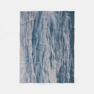 Sea water closeup fleece blanket