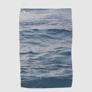 Sea water closeup  golf towel