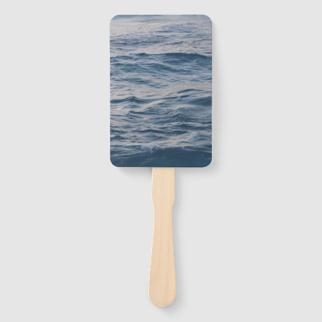 Sea water closeup hand fan (Front)