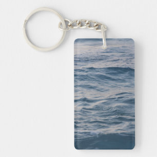 Sea water closeup key ring