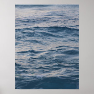 Sea water closeup poster