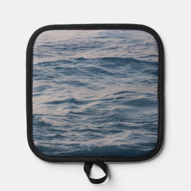 Sea water closeup  pot holder (Front)