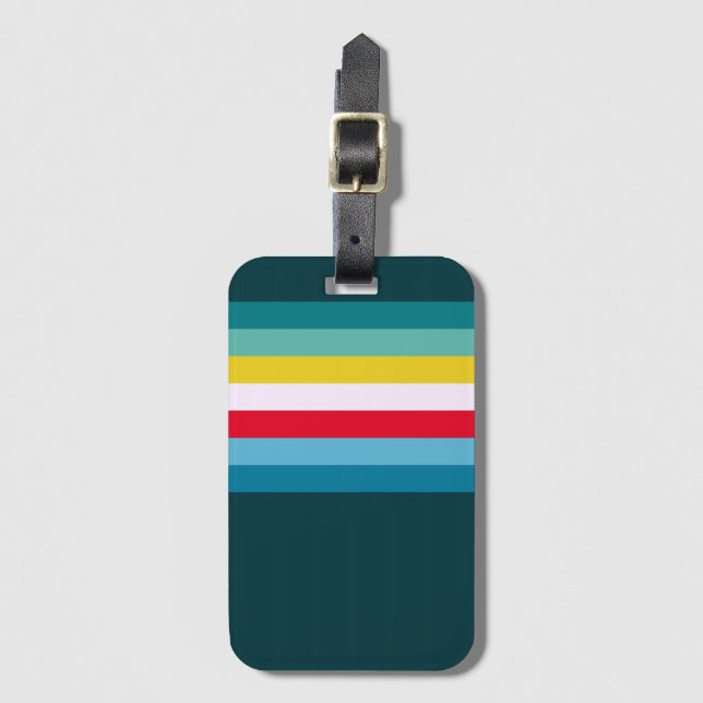 Sea Water Luggage Tag (Front Vertical)