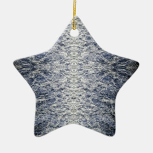 Sea water pattern ceramic tree decoration