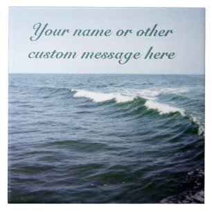 Sea Water Personalised Tile