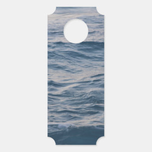 Sea Water Ripple Close-Up Photo Door Hanger