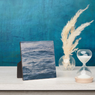 Sea Water Ripple Close-Up Photo - Plaque