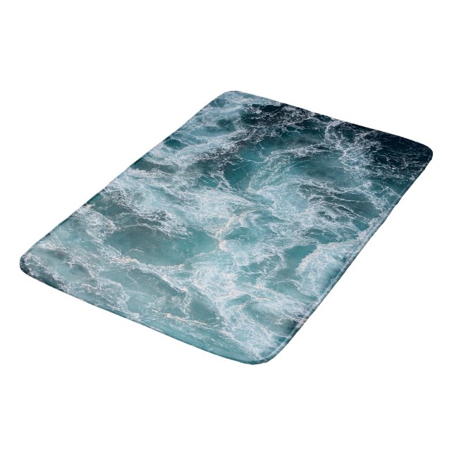 Sea water ripples bath mat (Angled)