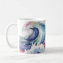 Sea wave multicolor