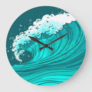 Sea Waves Clock