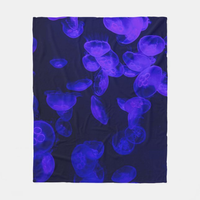 Sea Waves Fleece Blanket (Front)