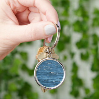 sea waves key ring