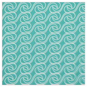Sea Waves Pattern Fabric