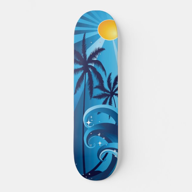 sea waves skateboard (Front)