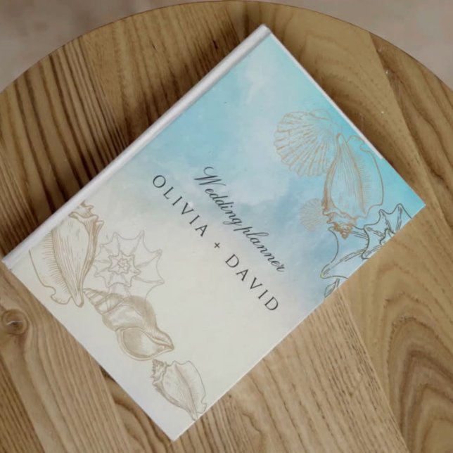 Sea Wedding  Summer  Ocean Beach Planner Wedding Notebook (Creator Uploaded)