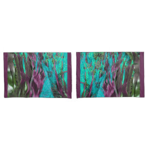 Sea Weed Water Plant Blue-Green Crimson Algae Pillowcase