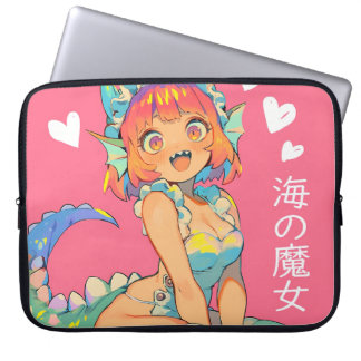 Sea Witch "Umi no Majo" Kawaii Anime Monster Girl Laptop Sleeve