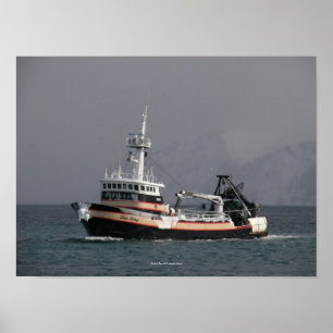Sea Wolf, Fishing Trawler in Dutch Harbor, AK Poster
