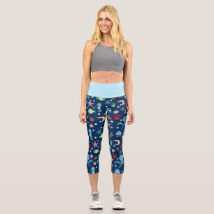 Sea World Capri Leggings