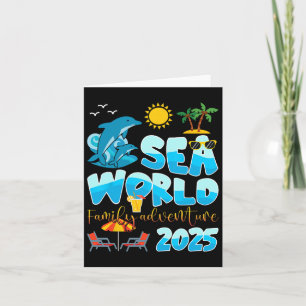 Sea World Dolphin Family Adventure Trip 2025 Sprin Card