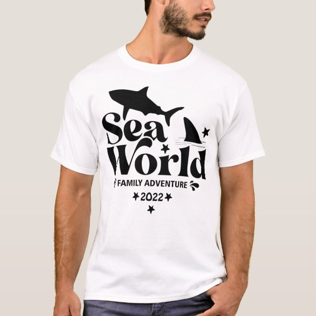 Sea World Family Adventure 2022 T-Shirt (Front)