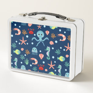 Sea World Metal Lunch Box