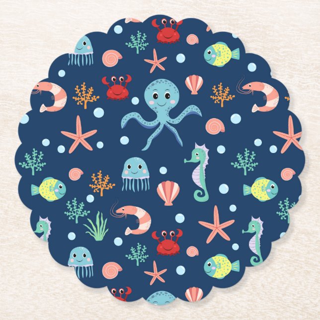 Sea World Paper Coaster (Front)