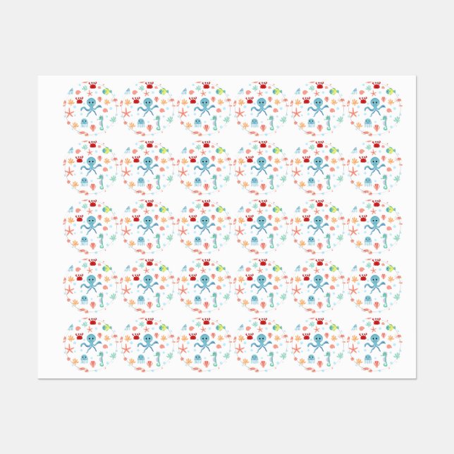 Sea World pattern (Sheet)