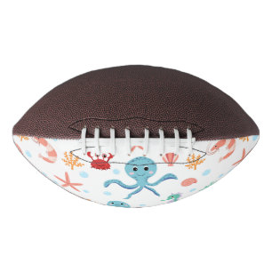 Sea World pattern American Football