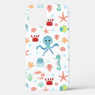Sea World pattern iPhone 12 Case