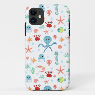 Sea World pattern iPhone 11 Case