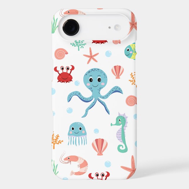 Sea World pattern Case-Mate iPhone Case (Back)