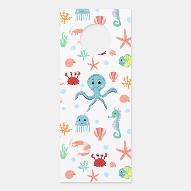 Sea World pattern Door Hanger (Front)
