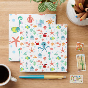 Sea World pattern Envelope