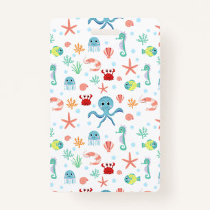 Sea World pattern ID Badge