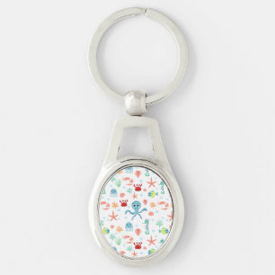 Sea World pattern Key Ring