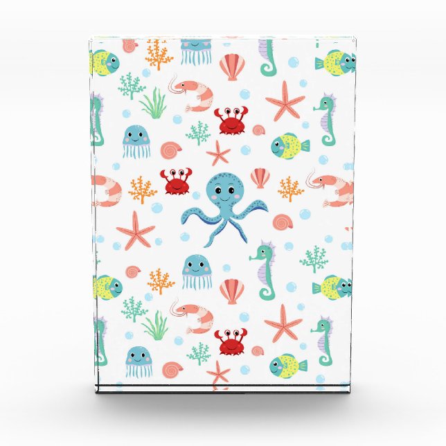 Sea World pattern Photo Block (Front)